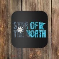 New Minnesota State Flag Mn Star Of The North Map Coaster thumb 0