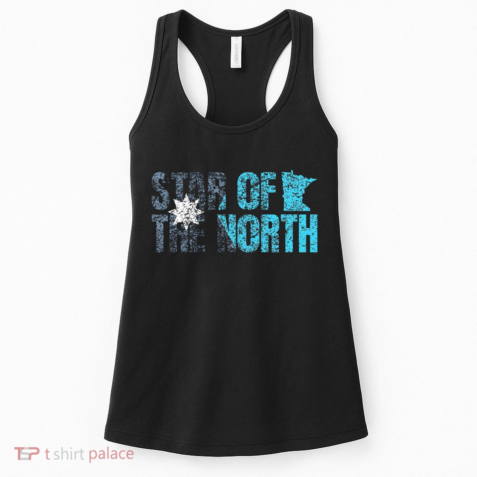 New Minnesota State Flag Mn Star Of The North Map Women's Tank Top