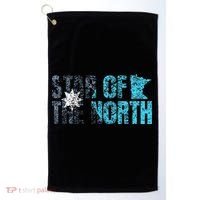 New Minnesota State Flag Mn Star Of The North Map Golf Towel thumb 0