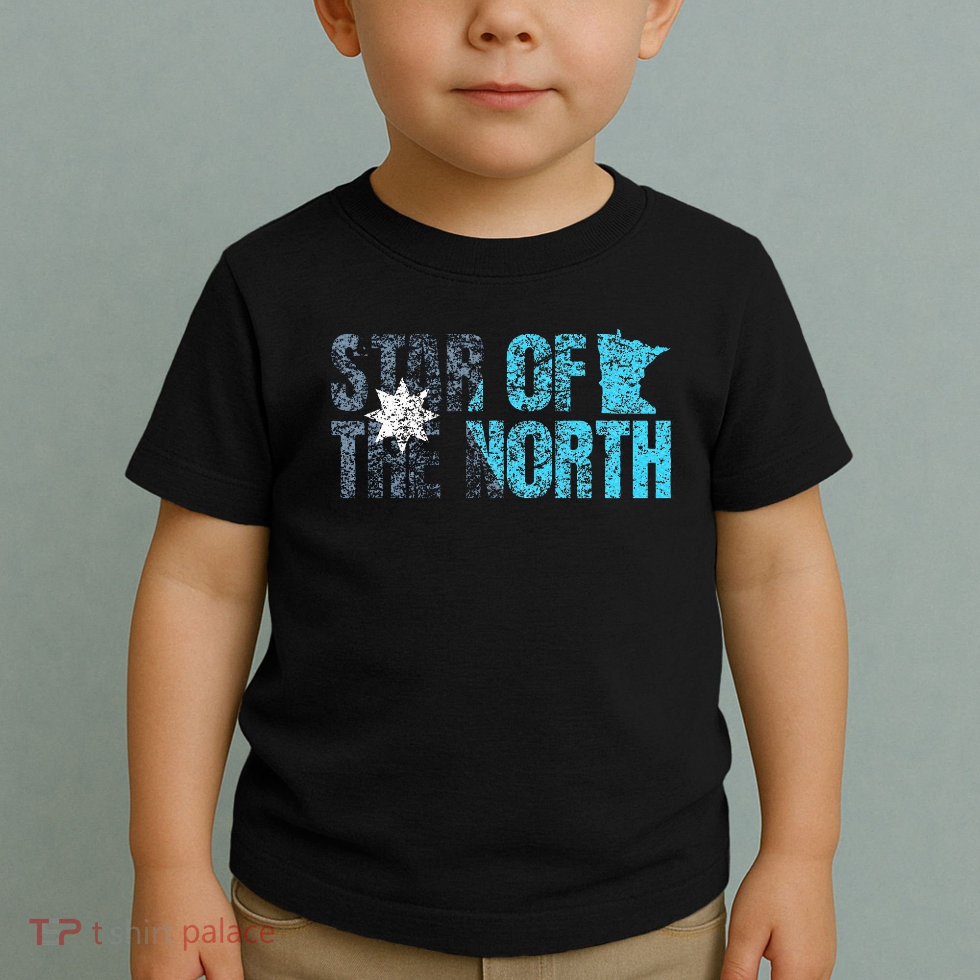 New Minnesota State Flag Mn Star Of The North Map Toddler T-Shirt