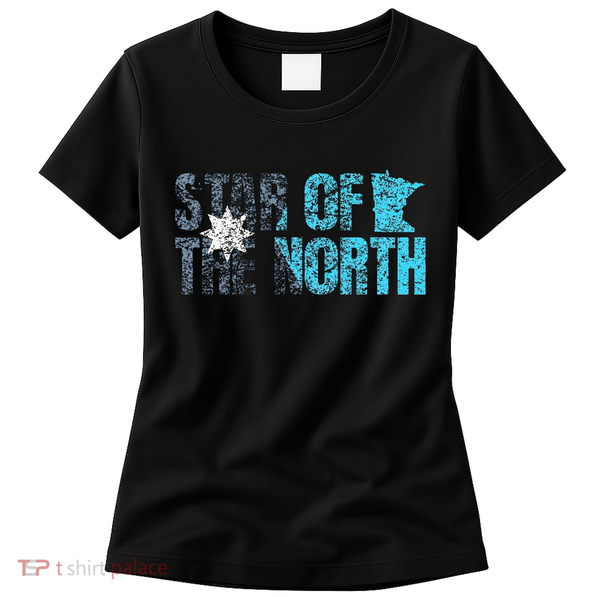 New Minnesota State Flag Mn Star Of The North Map Women's T-Shirt