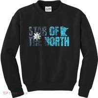 New Minnesota State Flag Mn Star Of The North Map Kids Sweatshirt thumb 0