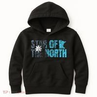 New Minnesota State Flag Mn Star Of The North Map Kids Hoodie thumb 0
