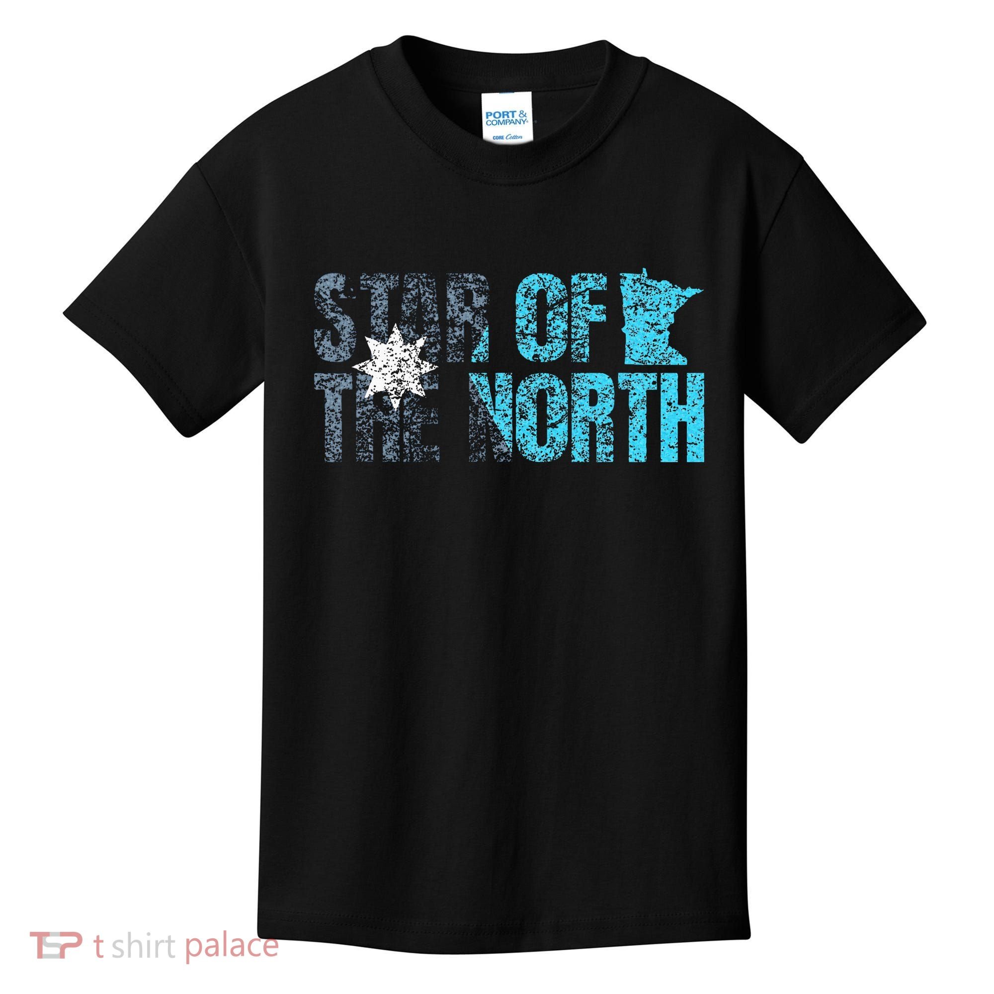 New Minnesota State Flag Mn Star Of The North Map Kids T-Shirt
