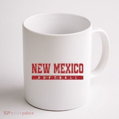 New Mexico Softball Coffee Mug back