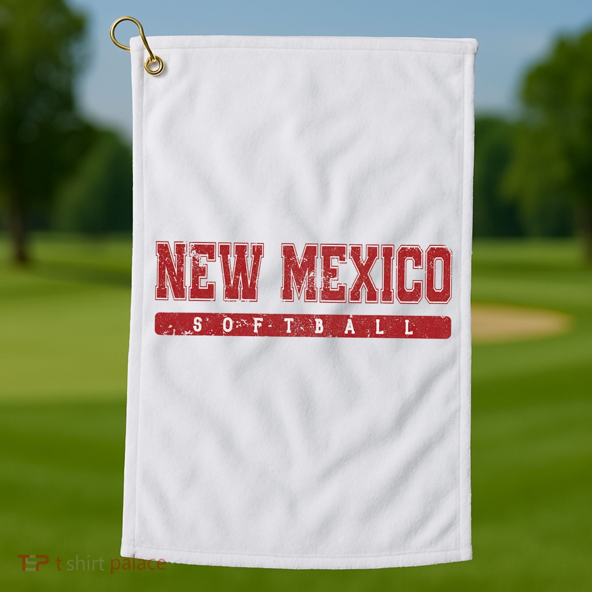 New Mexico Softball Golf Towel