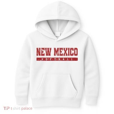 New Mexico Softball Kids Hoodie