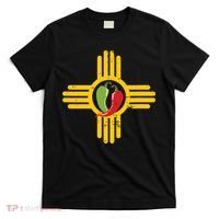 New Mexico Southwest Zia With Red And Green Chile T-Shirt thumb 0