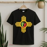 New Mexico Southwest Zia With Red And Green Chile T-Shirt thumb 2