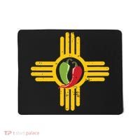 New Mexico Southwest Zia With Red And Green Chile Mousepad thumb 0