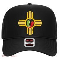 New Mexico Southwest Zia With Red And Green Chile Hat thumb 0