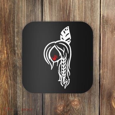 No More Stolen Sister American Native Coaster