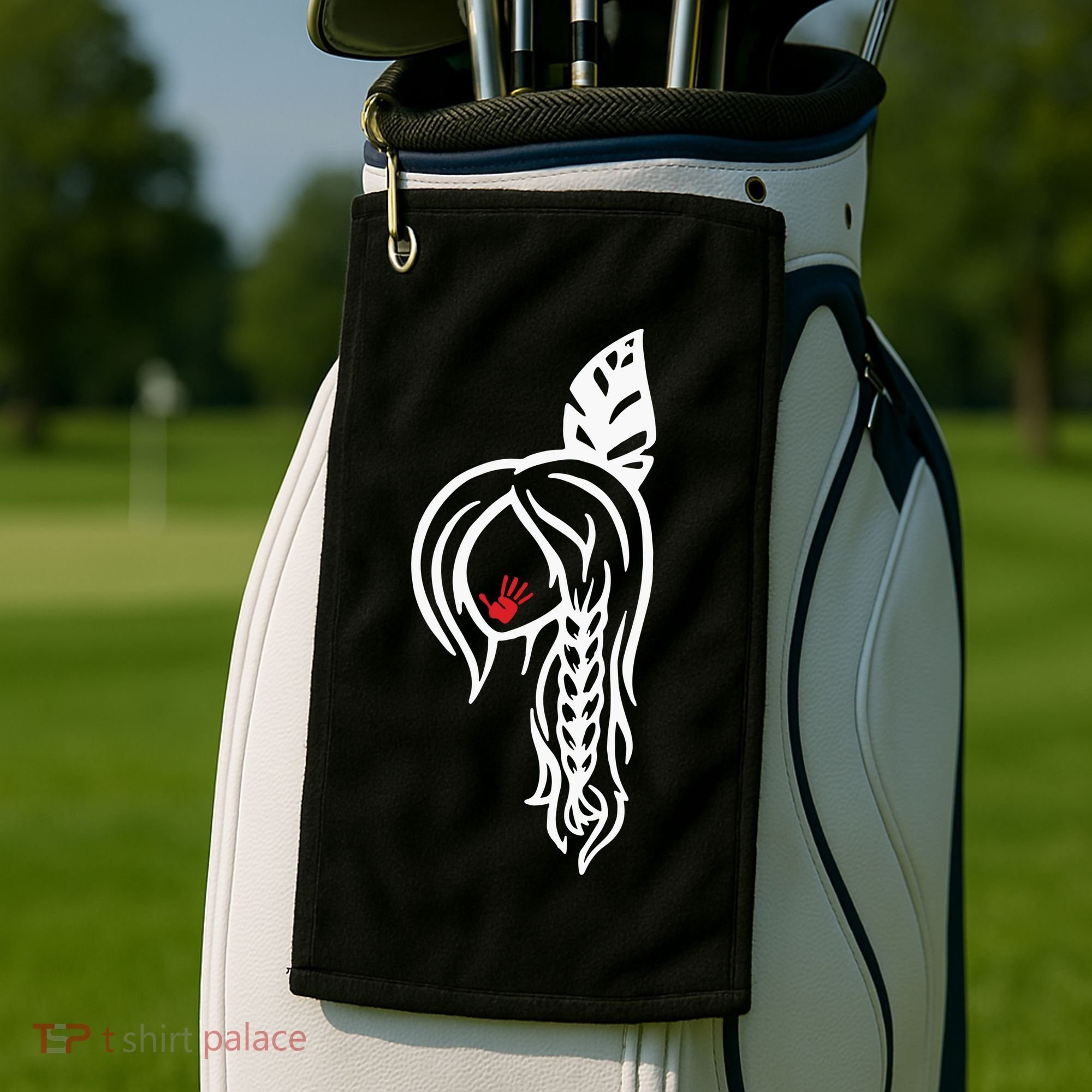 No More Stolen Sister American Native Golf Towel