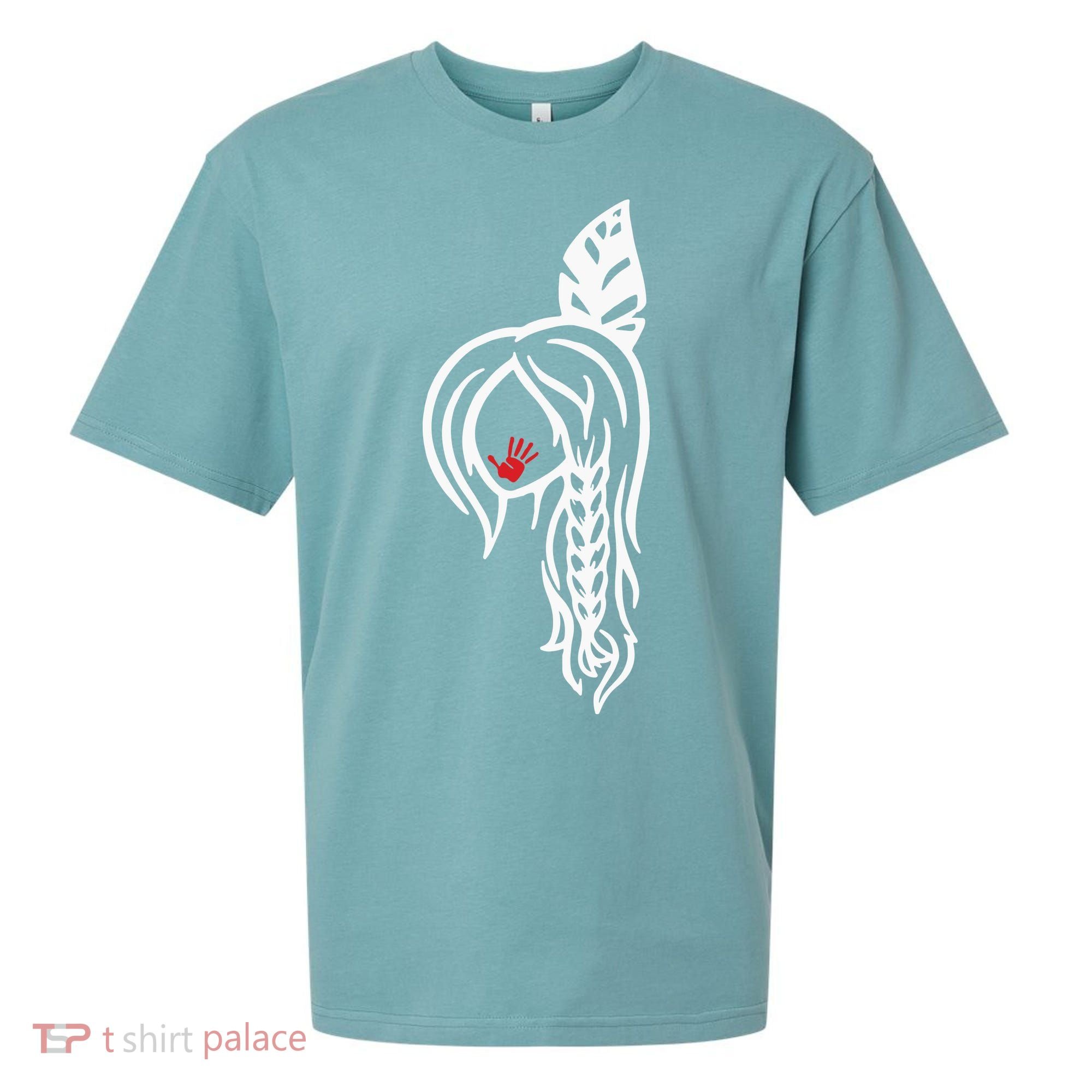No More Stolen Sister American Native Sueded Cloud Jersey T-Shirt