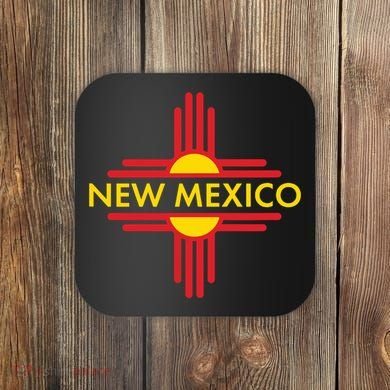 New Mexico State Zia Symbol Design Coaster