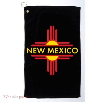 New Mexico State Zia Symbol Design Golf Towel