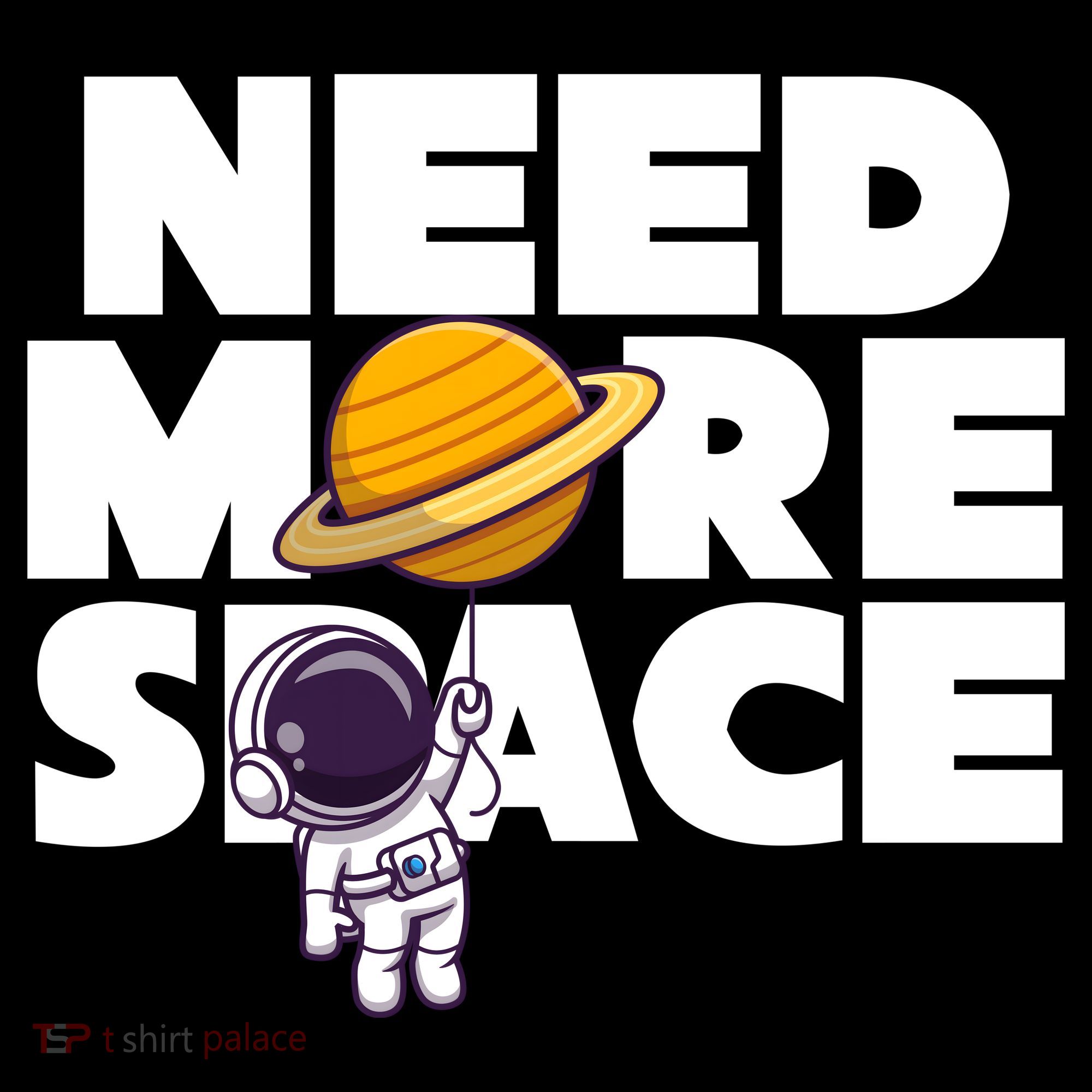 Need More Space Funny Astronaut Backpack