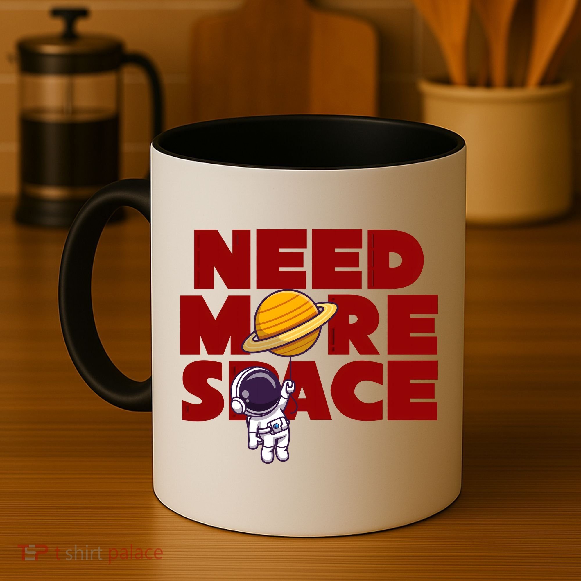 Need More Space Funny Astronaut Coffee Mug