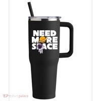Need More Space Funny Astronaut 40oz Vacuum Insulated Stainless Steel Travel Tumbler thumb 0