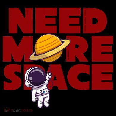 Need More Space Funny Astronaut 16oz Travel Tumbler