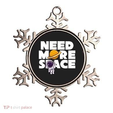 Need More Space Funny Astronaut Ornament