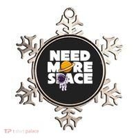 Need More Space Funny Astronaut Ornament thumb 0
