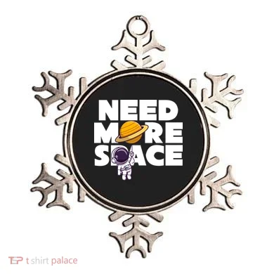 Need More Space Funny Astronaut Ornament