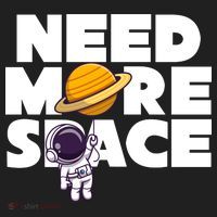 Need More Space Funny Astronaut Zone Performance Long-Sleeve T-Shirt thumb 2