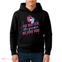 No Matter The Gender We Love You Kids Hoodie thumb 4