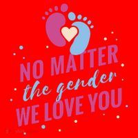 No Matter The Gender We Love You Santa Hat thumb 1