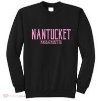 Nantucket Massachusetts Text Print Sweatshirt thumb 0