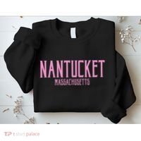 Nantucket Massachusetts Text Print Sweatshirt thumb 2