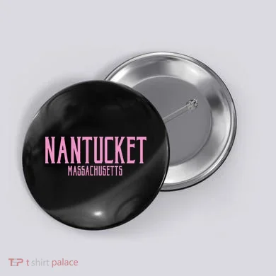Nantucket Massachusetts Text Print Button