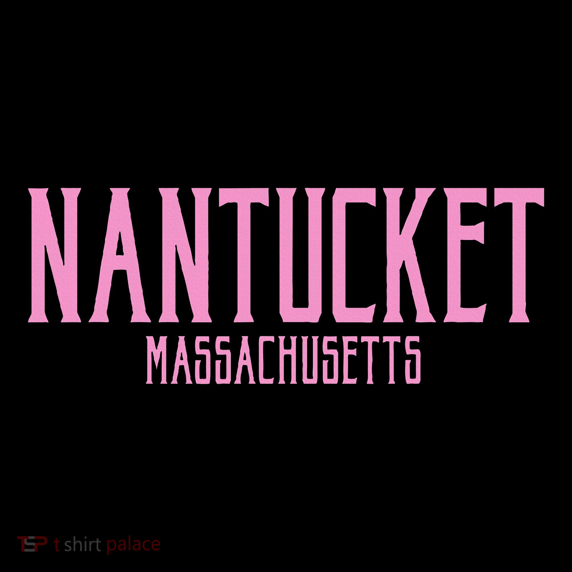 Nantucket Massachusetts Text Print Women's Tank Top