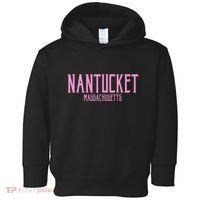 Nantucket Massachusetts Text Print Toddler Hoodie thumb 0