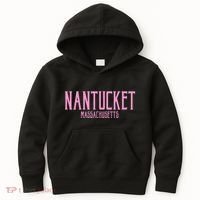 Nantucket Massachusetts Text Print Kids Hoodie thumb 0