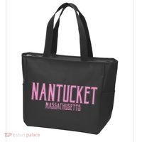 Nantucket Massachusetts Text Print Tote Bag thumb 3