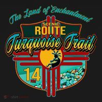 New Mexico Turquoise Trail National Scenic Route 14 Souvenir Women's Tank Top thumb 5