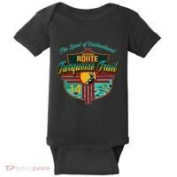 New Mexico Turquoise Trail National Scenic Route 14 Souvenir Baby Bodysuit thumb 0
