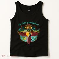 New Mexico Turquoise Trail National Scenic Route 14 Souvenir Tank Top thumb 2