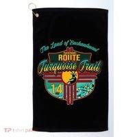 New Mexico Turquoise Trail National Scenic Route 14 Souvenir Golf Towel thumb 0