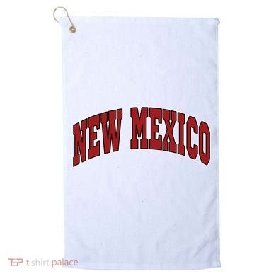 New Mexico Throwback Design Print Classic Golf Towel
