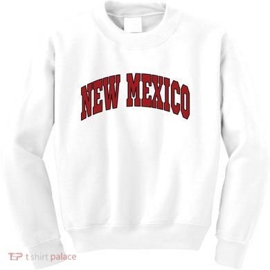 New Mexico Throwback Design Print Classic Kids Sweatshirt