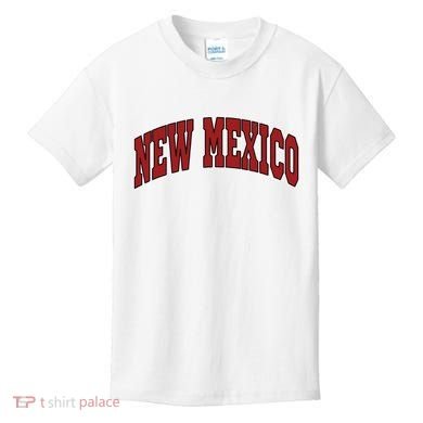 New Mexico Throwback Design Print Classic Kids T-Shirt