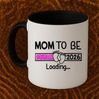 New Mom To Be 2026 Loading Coffee Mug thumb 2