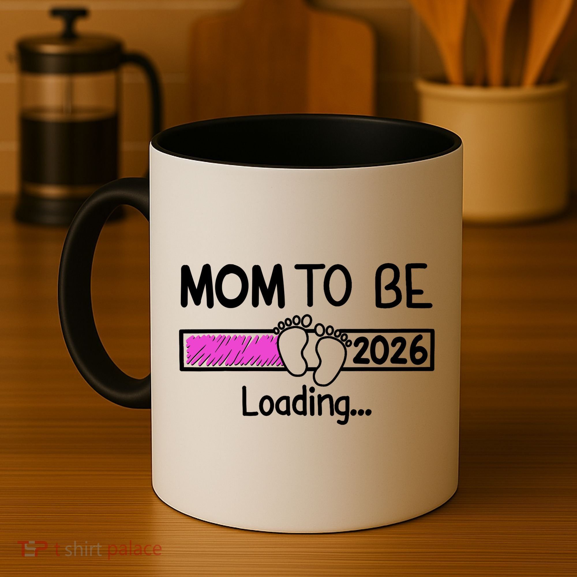 New Mom To Be 2026 Loading Coffee Mug