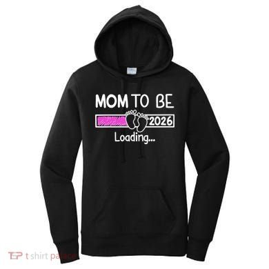 New Mom To Be 2026 Loading Women's Hoodie
