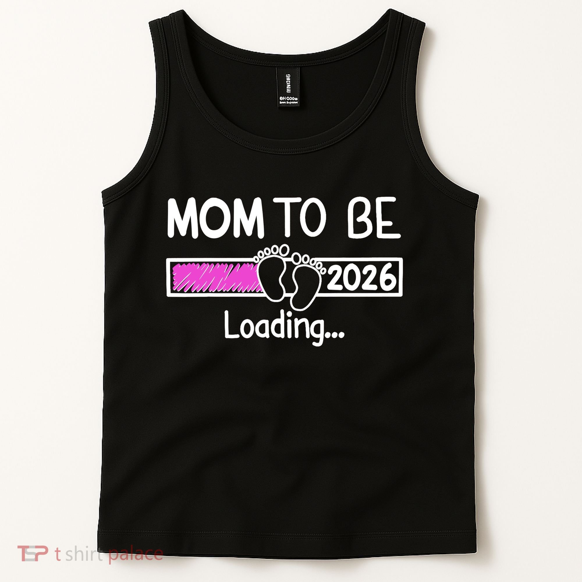 New Mom To Be 2026 Loading Tank Top