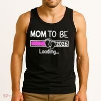 New Mom To Be 2026 Loading Tank Top thumb 3