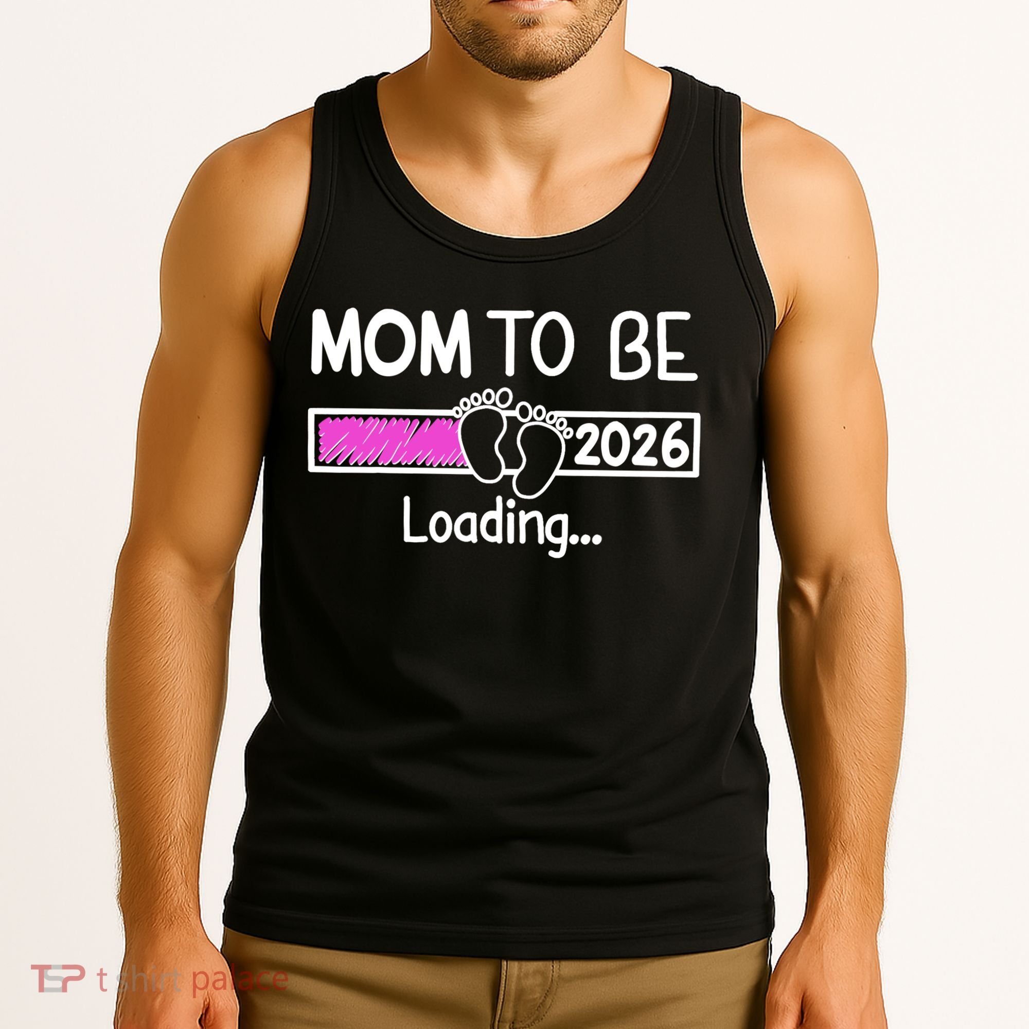 New Mom To Be 2026 Loading Tank Top